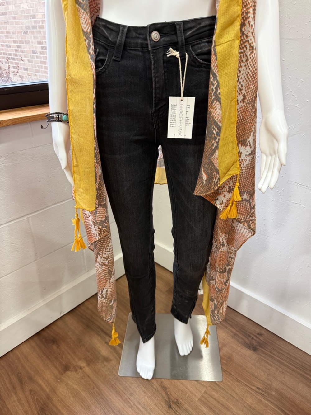 Black High-Rise Skinny Jeans - Unbranded